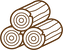 Icon - stack of 3 pieces of wood